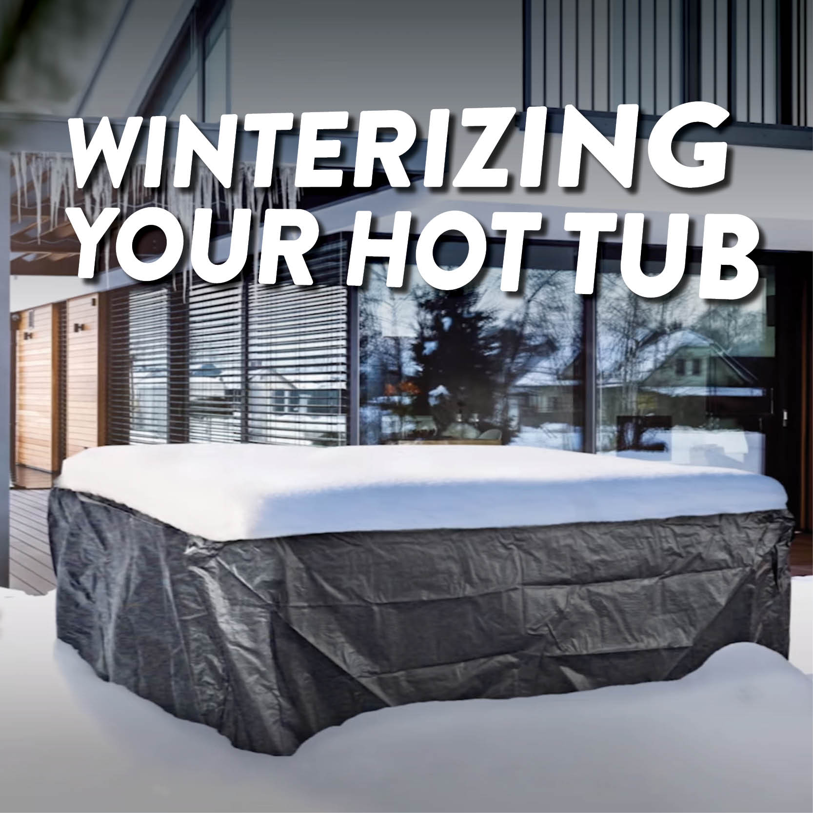 Winterize your hot tub